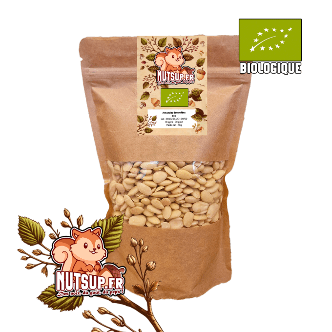 Amandes Emondées Bio