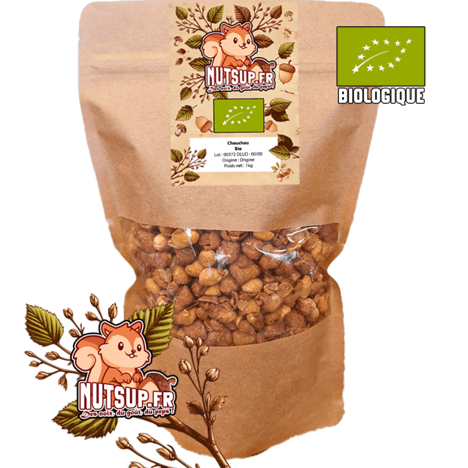 Noisettes grillées Caramélisées ( Pralin ) BIO 