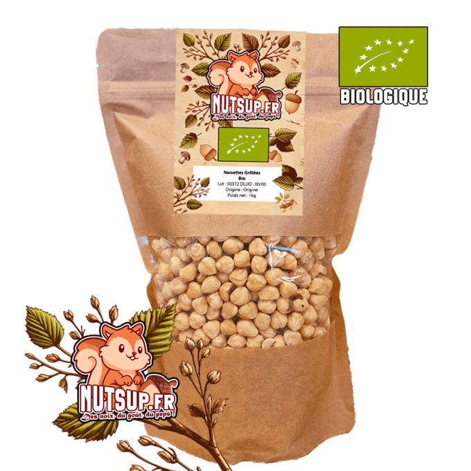 Noisettes Emondées Grillées Bio