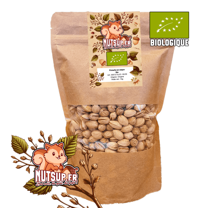 Pistaches Coque Grilées NON Salées Bio