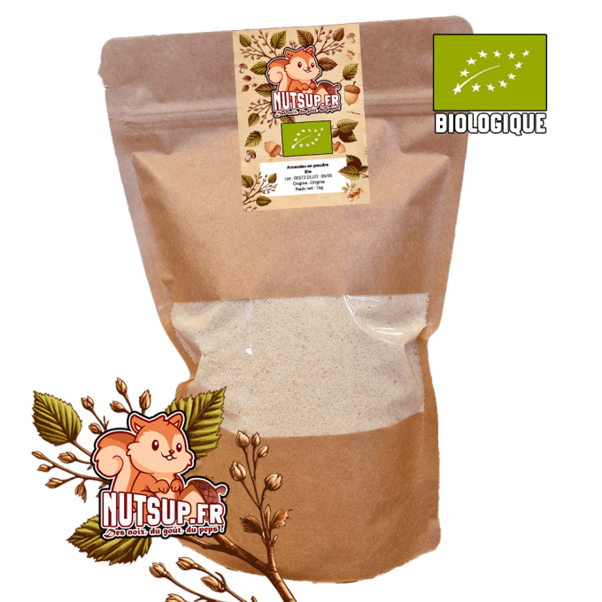 Poudre d'amande blanche Bio