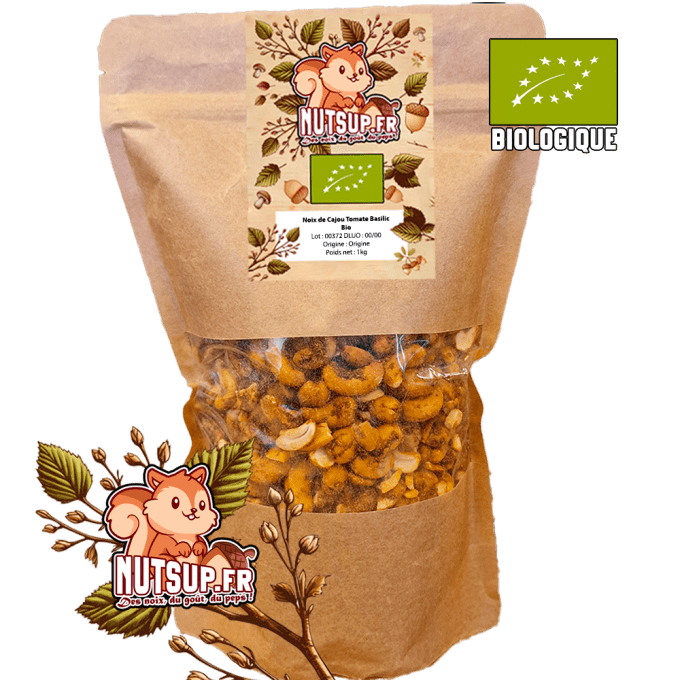 Noix de Cajou Tomates Basilic Bio